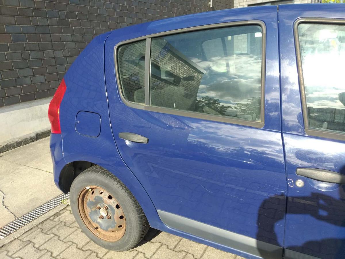 Dacia Sandero original Tür hinten rechts OV61H Blue Marine Bj.2009